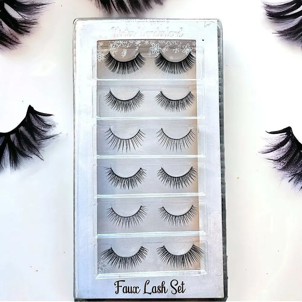EYELASHES Set - 6 pairs l NIB